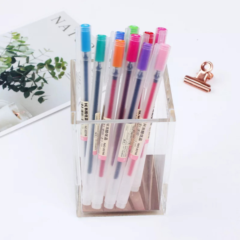 MUJI Style Gel Pens - Set of 12