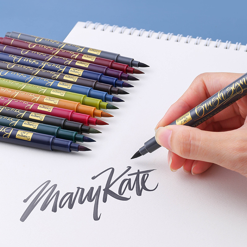 Watercolor Brush Lettering Pens – Gorgeous Rich Color - Ana Bean