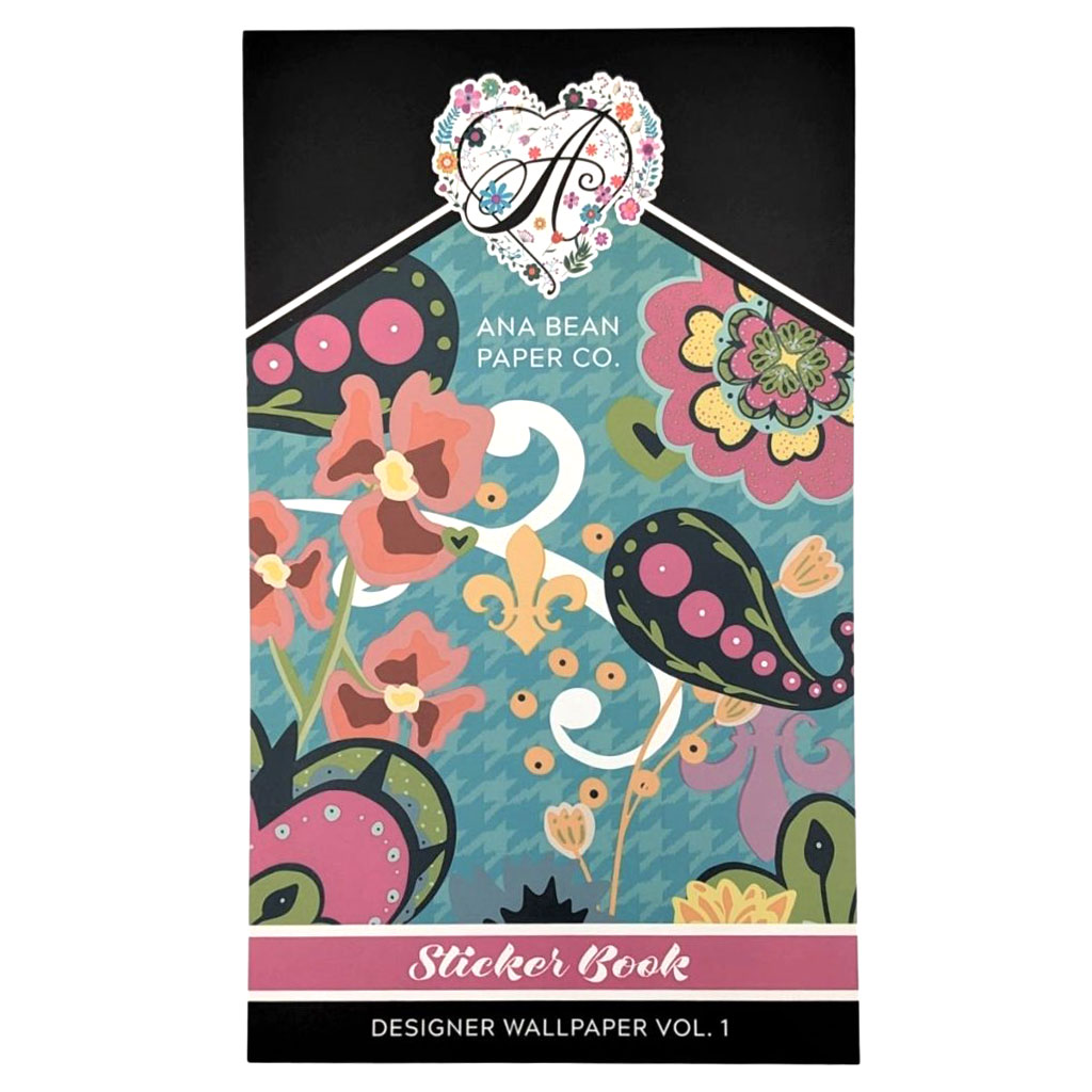 Designer Wallpaper Vol. 1 Sticker Book & Washi Tape - Ana Bean Paper Co.