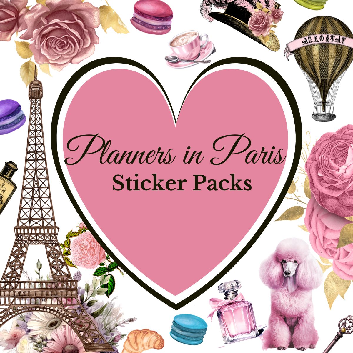 Paris Memories Scrapbook Stickers